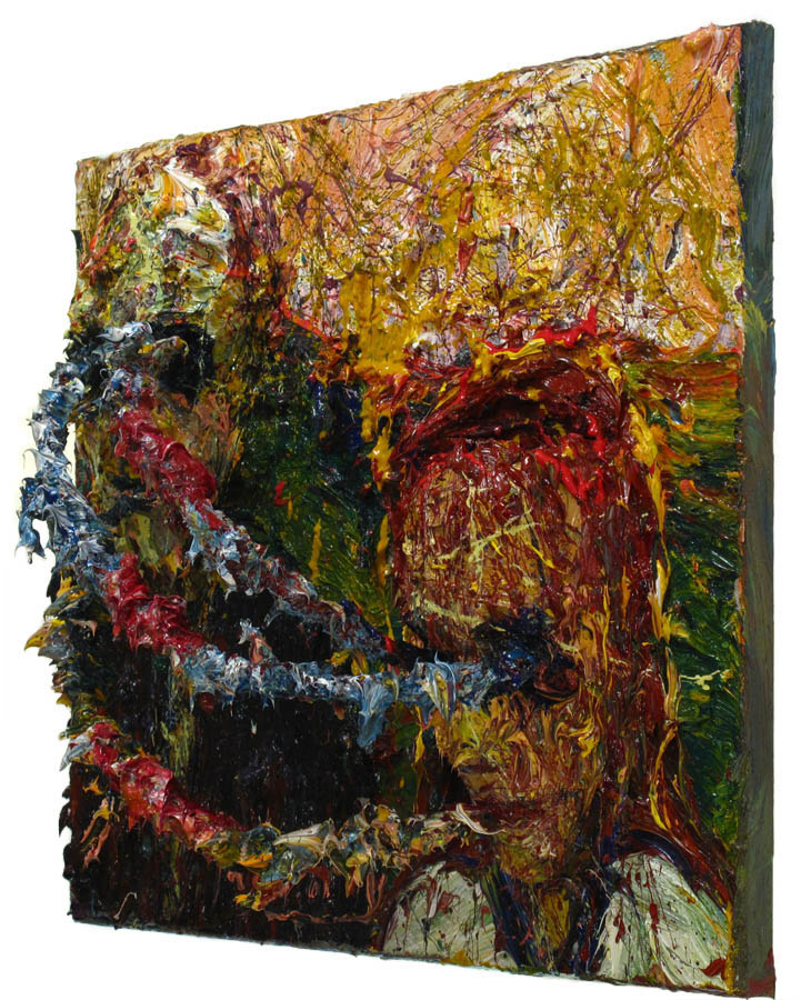 PORTRAIT█FIGURE█SCULPTURE█oil█PAINTING█OUTSIDER█FOLK█NR 